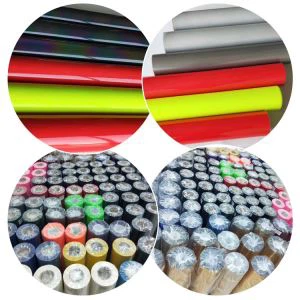 Metallic Emas Film Heat Transfer Silikon